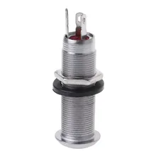 1 шт. хромированный гитарный басовый цилиндр выходной разъем флеш 1/" часть