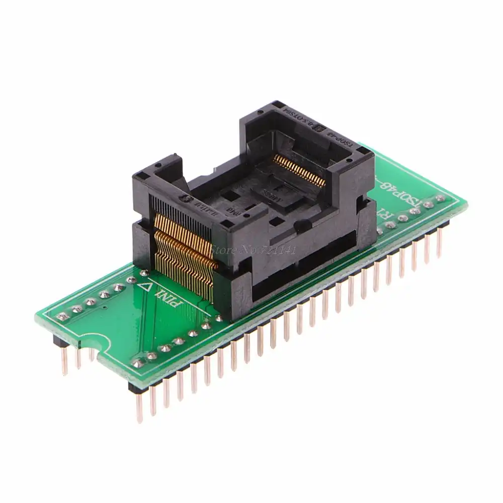 SMD SPI IC 소켓 어댑터 + WSON8 5x6mm 칩 용 PCB Flash 25x 24x DFN8 QFN8반도체 집적