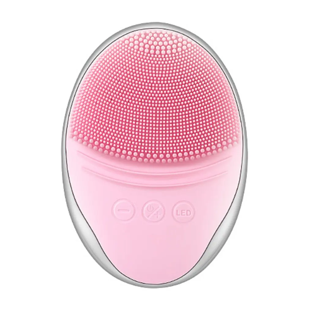 

New Color Llight Skin Care Silicone Cleansing Instrumentr Pore Cleaner Household Electric Cleansing Face Cleaner