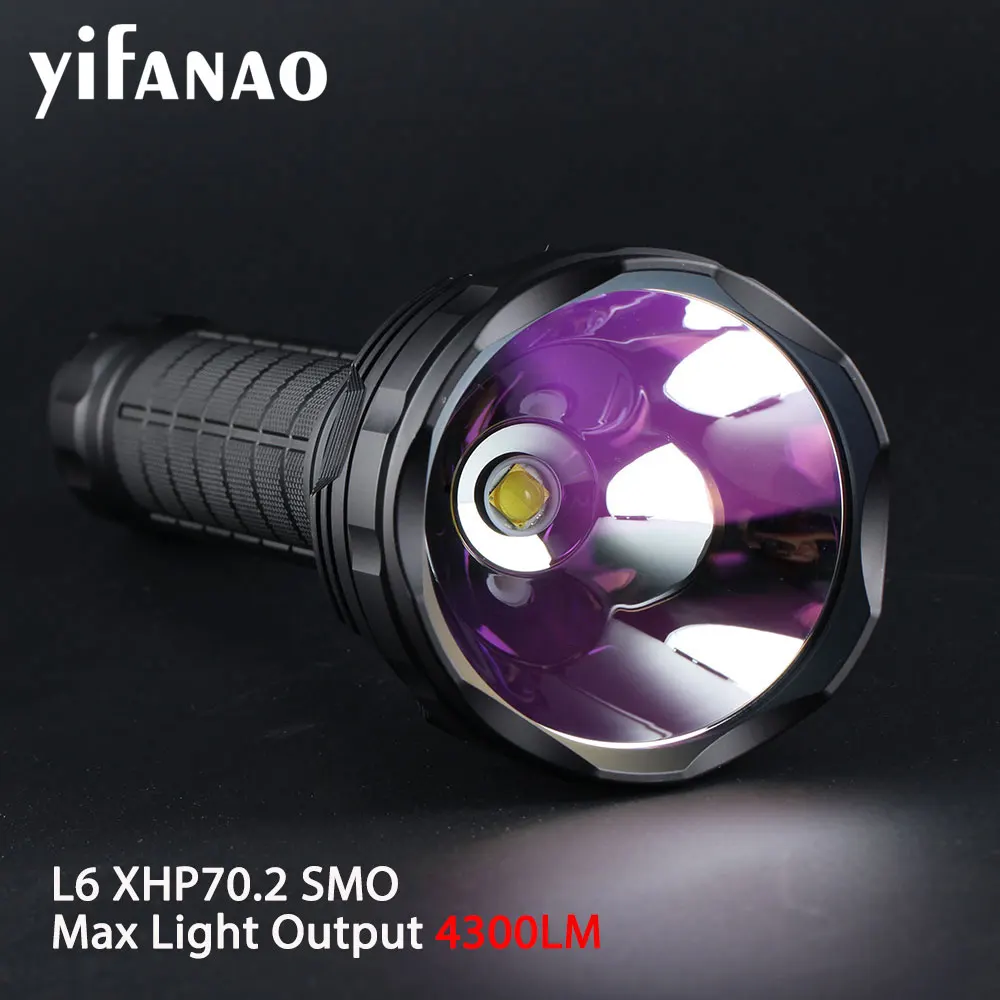  Upgrated  Convoy XHP70.2 L6 Tactical LED Flashlight Strong Power Light Long Shot Night Light 4 Ligh - 33028316890