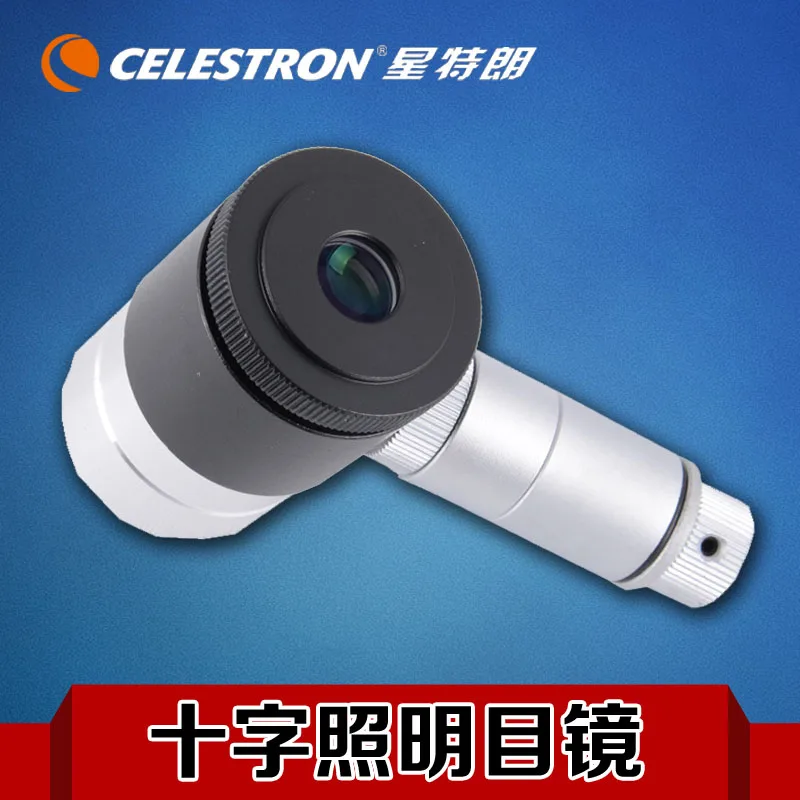 

Celestron eyepiece cross lighting Built-cross lines and red light illumination Double Cross reticle accurately guide star