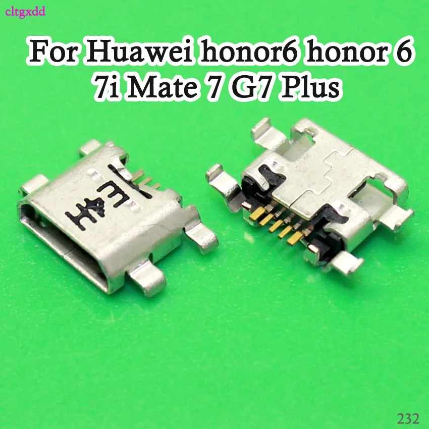 Cltgxdd 30 шт./лот Micro Usb зарядный разъем порт для Huawei honor6 honor 6 7i Mate 7 G7 Plus зарядная док
