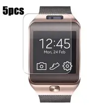 5 Teile/satz Neue Transparente LCD Screen Protector Film Für DZ09 Bluetooth Smart Uhr für smartwatch