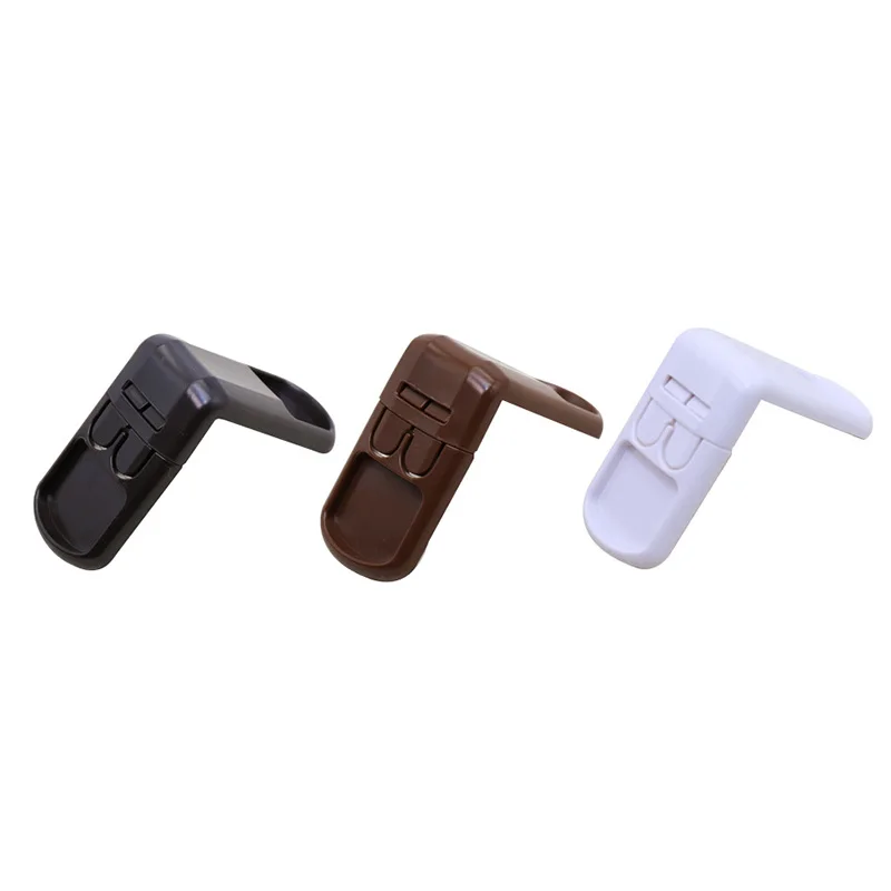 1Pc Multifunctional Child Safety Drawer Lock Double Button 90 Degree ABS Wardrobe Protector For Children s Kids Security Care