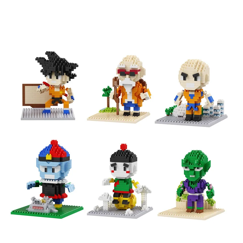 Dragonball Z Krillin Brick Block Mini Figure New