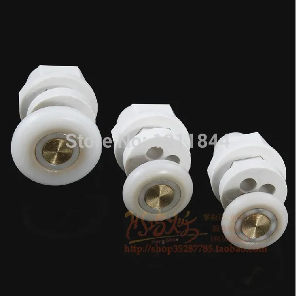 8pcs Circular shower room door roller wheels plastic pulley Shower room accessories Bath Hardware Sets 8pcs Circular shower room door roller wheels plastic pulley Shower room accessories Bath Hardware Sets