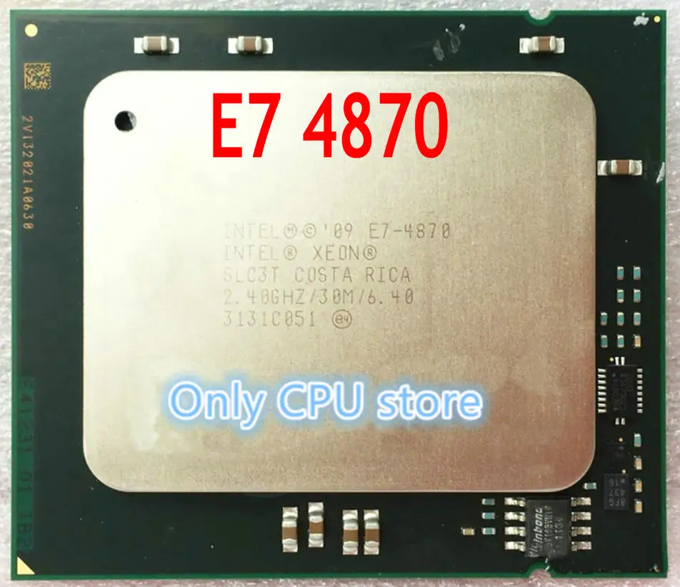 E7-4870 Intel Xeon E7 4870 процессор 2,40 ГГц 10-ядерный 6.4GT/s 30 Мб 32nm 130W LGA1567 процессор