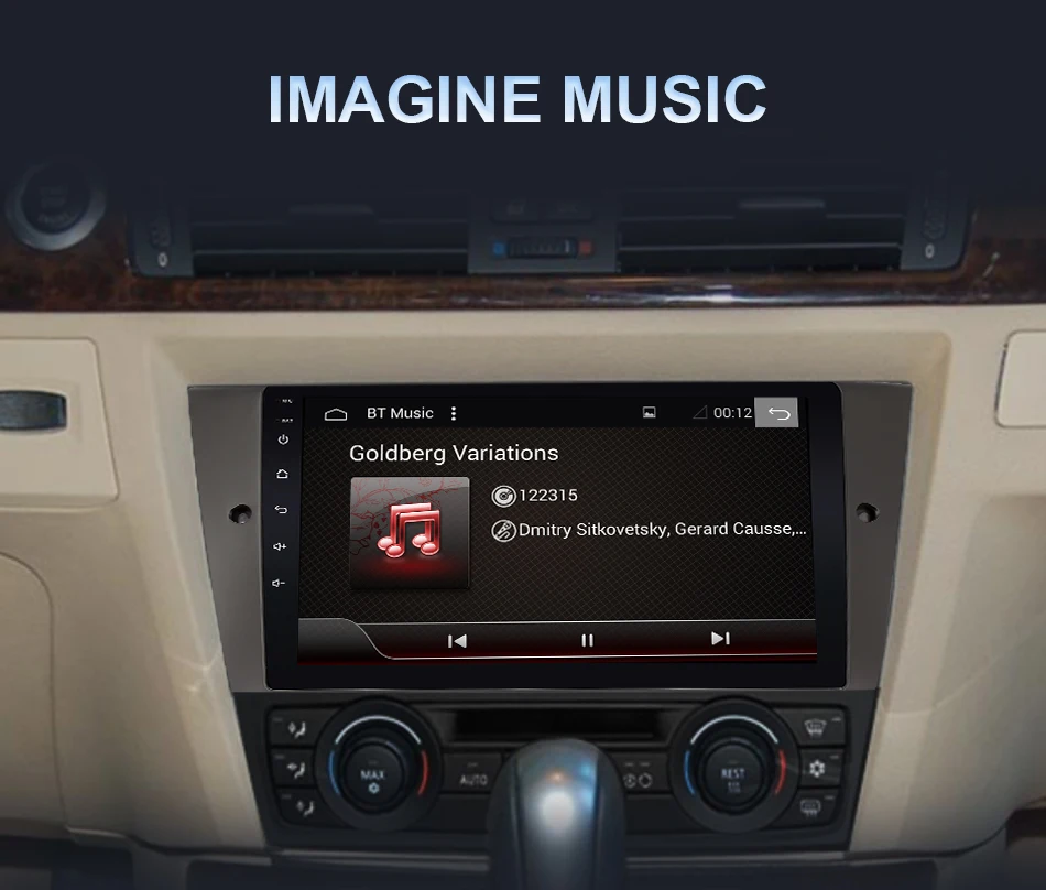 Flash Deal Eunavi Android 9.0 4G Car DVD PLAYER For BMW E90 GPS stereo audio navigation multimedia screen head unit PX6 with HDMI 10