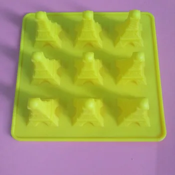 

9 cavity Eiffel Tower shape silicone mold fondant cake decoration mold ice mold resin clay craft mold DIY tool