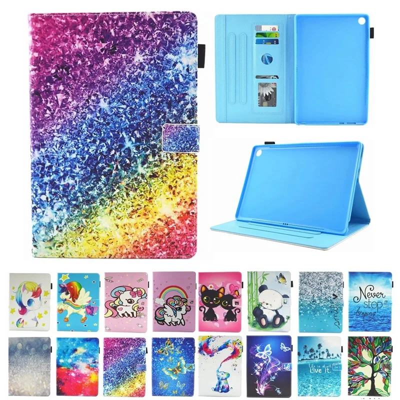 

Unicorn Cute Leather Case For Galaxy Tab S5e Case Tablet Cover For Samsung Tab s5e 10.5 2019 T720 T725 S5e Case