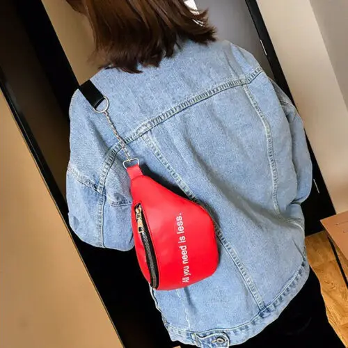 

Zip Pouch Men Women Waist Bag Fashion Belt Chest Bag Travel Money Phone Bags For Ladies Female Luxury Funny Pack