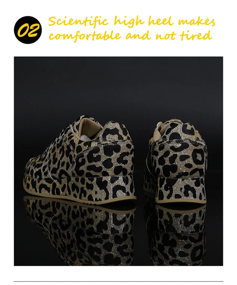 Dropshipping Women Casual Shoes Sexy Leopard Print Women Sneakers Shoes Zapatos De Mujer Sapato Feminino XXZ63