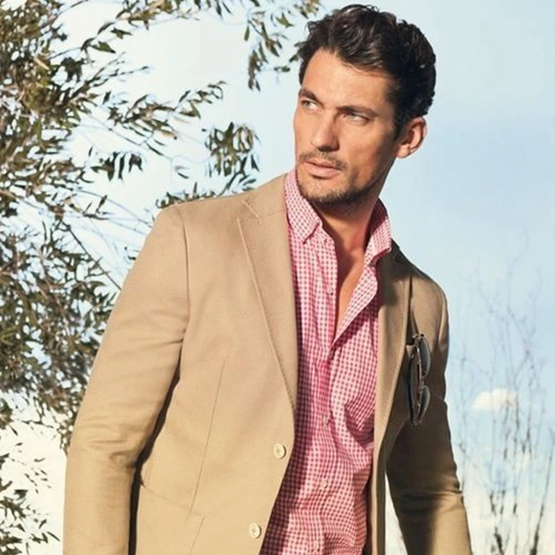 Tan slim fit blazer Clearance