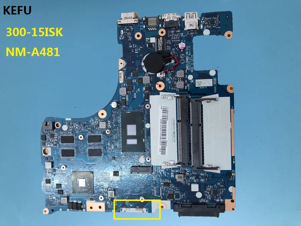 Материнская плата KEFU для Lenovo 300-15ISK BMWQ1/BMWQ2 материнская ноутбука с процессором на