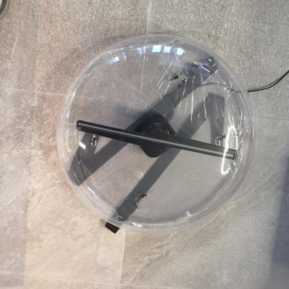 ICOCO Universal LED Holographic Projector Portable Hologram Player 3D Holographic Display Fan Unique Hologram Projector