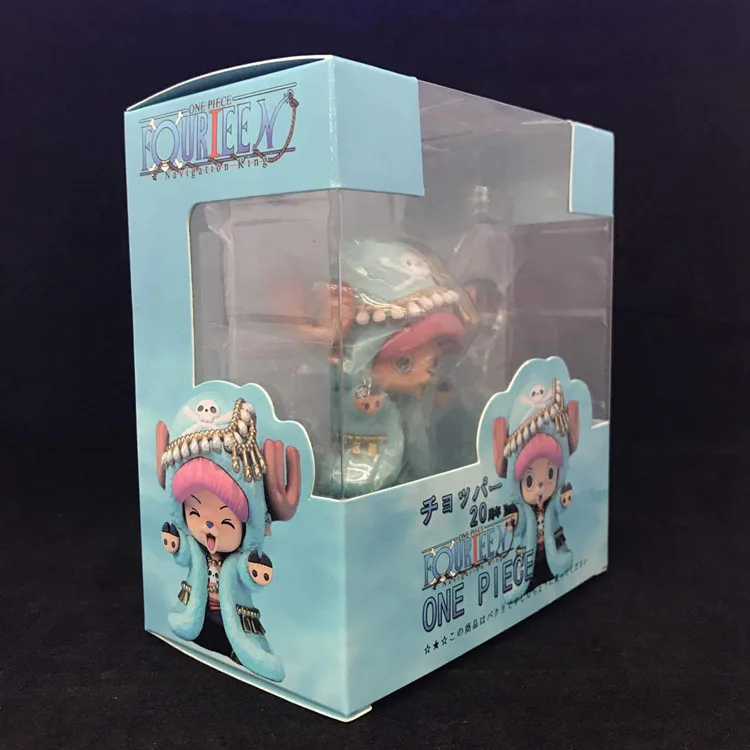 Аниме One Piece 20th Юбилей Тони Чоппер ПВХ фигурку мультфильм Juguetes Коллекционная модель дети Игрушечные лошадки куклы 7 см