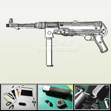 Mp38 MP40 пистолет-пулемет модели масштаб 1 : 1 поделки ручной работы бумаги игрушки свободного покроя головоломки украшения