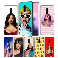 Cardi B Soft Black Silicone Case Cover for OnePlus 6 6T 7 Pro 5G Ultra-thin TPU Phone Back Protective
