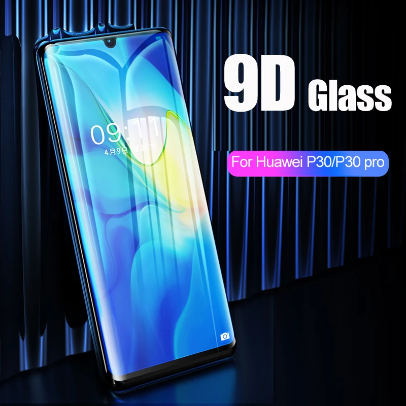 

VPOWER P30 Pro Glass Screen Protector For huawei p30 p20 pro 6D 9D Full Screen Protector 9h Tempered glass Protective Film