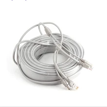 Возможностью погружения на глубину до 30 м CCTV сетевой кабель RJ45 CAT5/CAT-5e кабель+ DC Мощность Расширение CCTV сетевой Ethernet-Кабель для ip-камера для записи видео по сети Системы