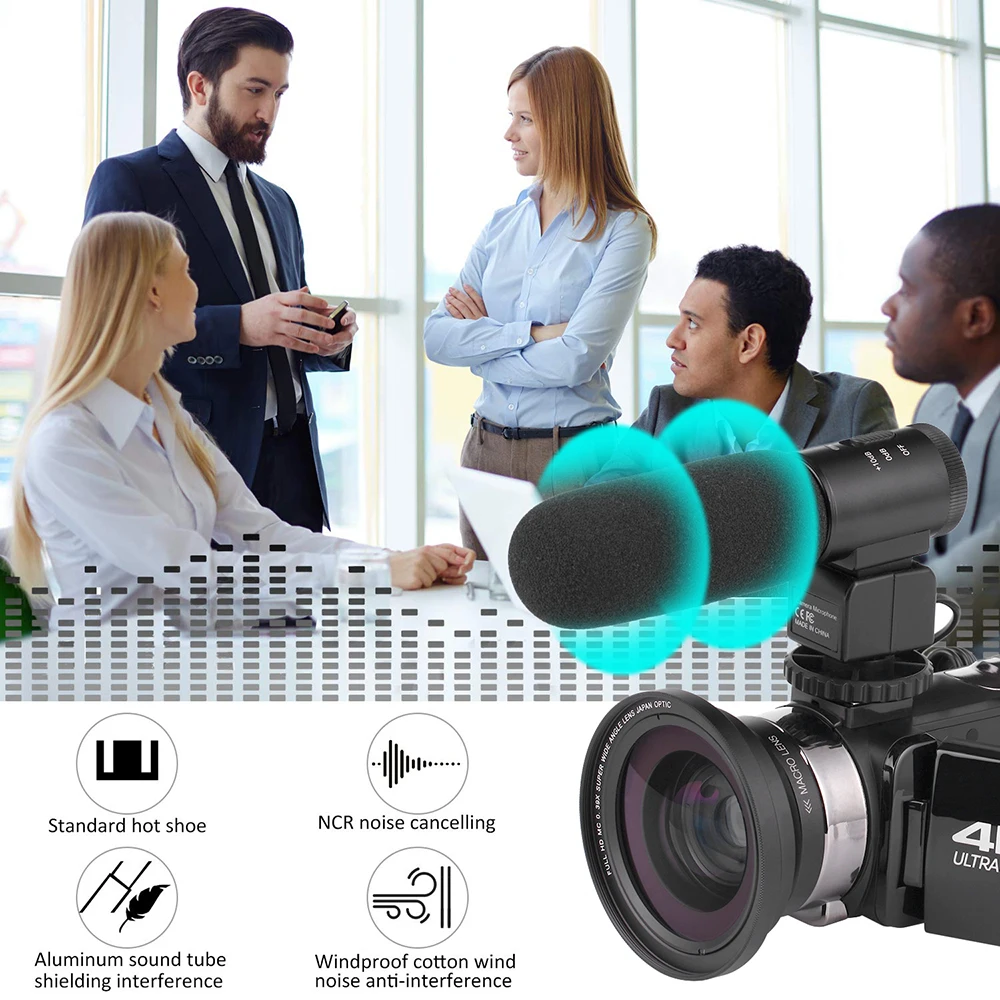 4K Цифровые портативные DV камеры видеокамера для туризма Приключения Бытовая профессиональная с широкоугольным объективом ночное фото