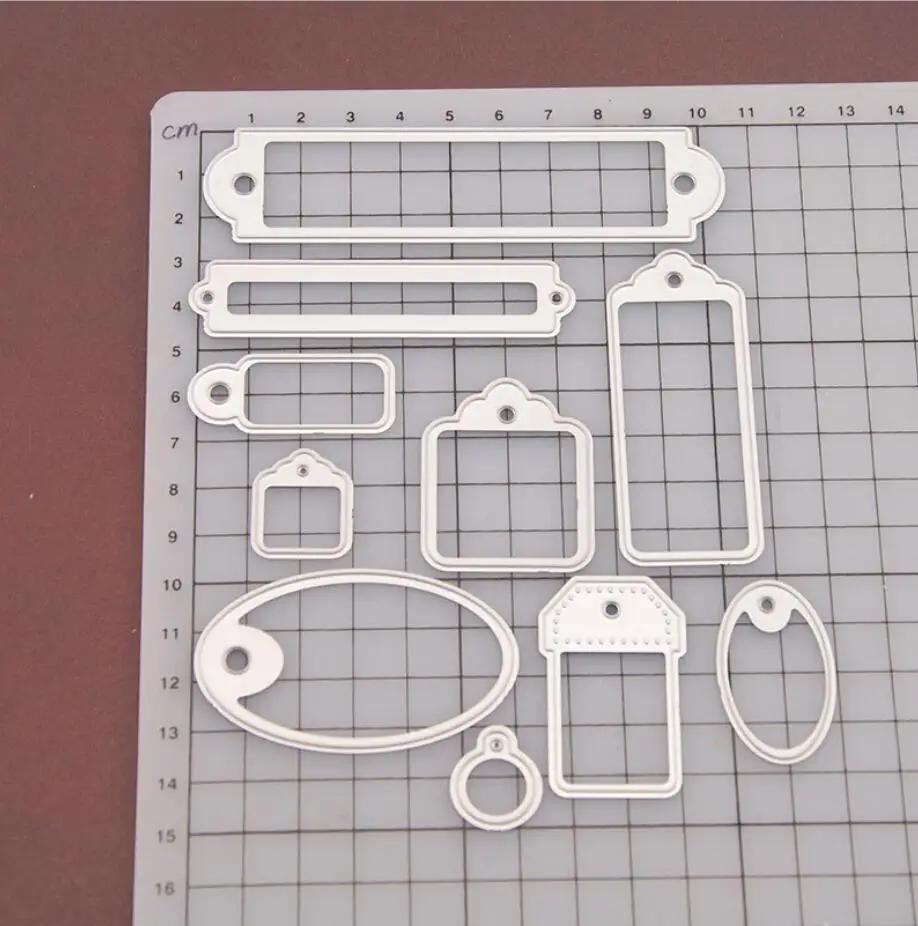Закладки ярлыки метка металла высечки Трафаретный Скрапбукинг тиснение папка Костюм для резки машины