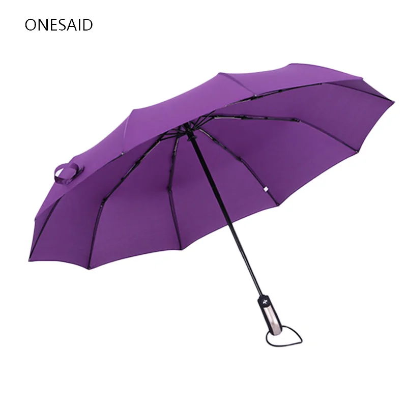 Wind Resistant Folding Automatic Umbrella Rain Women Auto Luxury Big Windproof Umbrellas For Men Black Coating 10K Parasol | Дом и сад