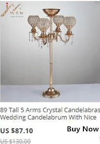 Металлические золотые подсвечники полые хрустальные свадебные настольные канделябры центральный цветок стойки дорога свинец для домашнего декора