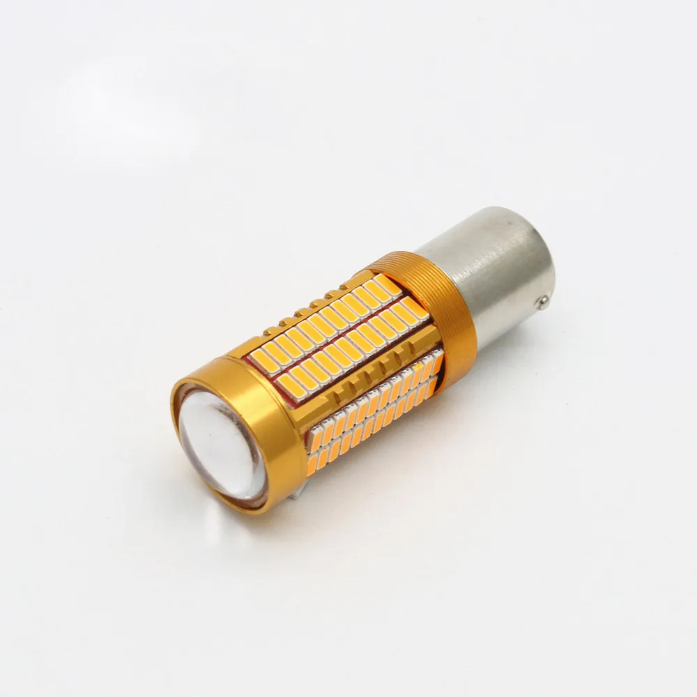 2X1156 BA15S 4014 106SMD P21W Белый светодиодный лампы тормозной фонарь DC 12 V 750LM подходит для автомобиля тормоз/задний фонарь белый 6000 K