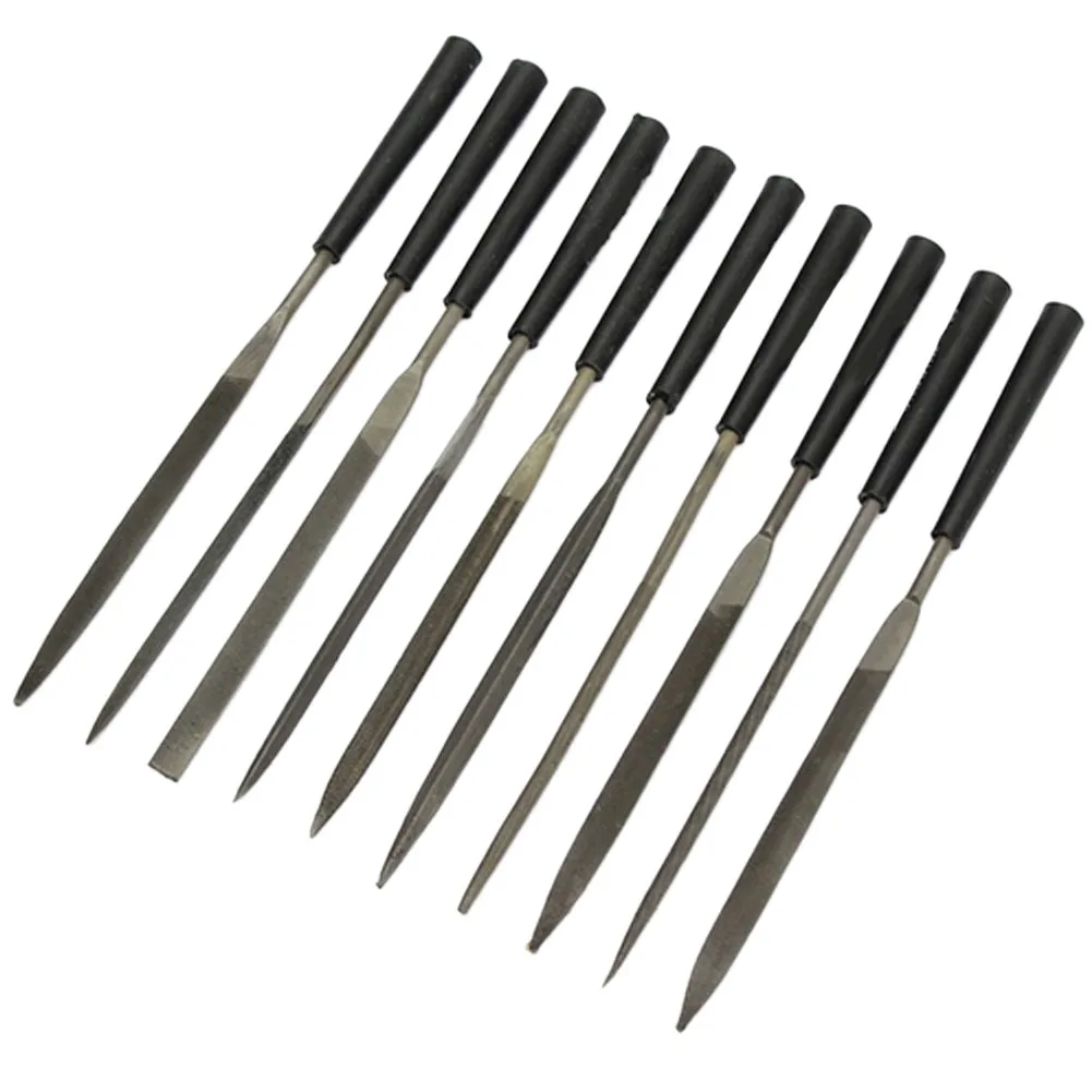 10pcs Metal File Set Glass Stone Jewelers Diamond Wood Carving Craft 10
