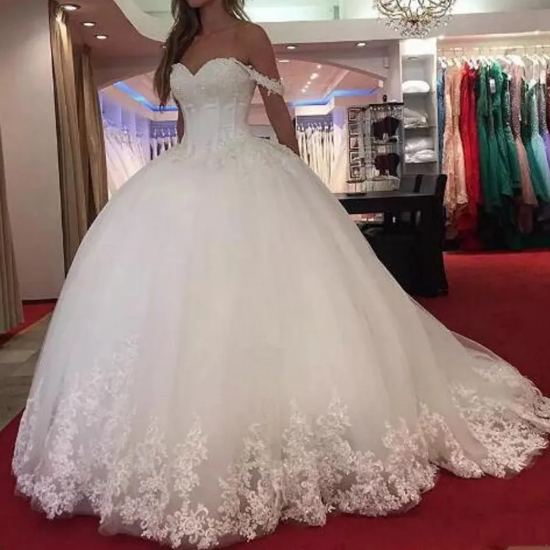 Casamento украшенное бисером свадебное платье длинные цветочный свадебный Vestido De Noiva аппликации gelinlik свадебное платье с открытой спиной