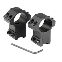 Принадлежности для охоты 2 шт. " высокий профиль тактический прицел кольца 25,4x11 мм ласточкин хвост рейку Военная Шестерни оборудование