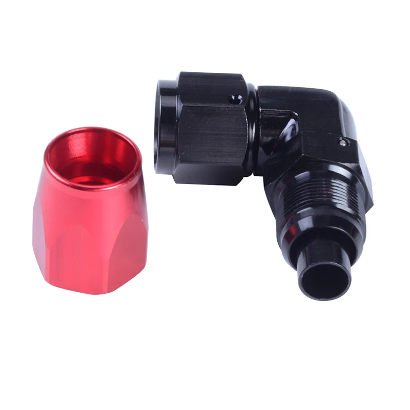 SPEEDWOW Универсальный алюминиевый AN10 концевой фитинг для шланга 90 градусов