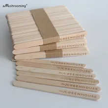 200 штук на заказ палочки для мороженого плоские палочки для мороженого эскимо леденец модель изделия для декорации на свадьбу, вечеринку