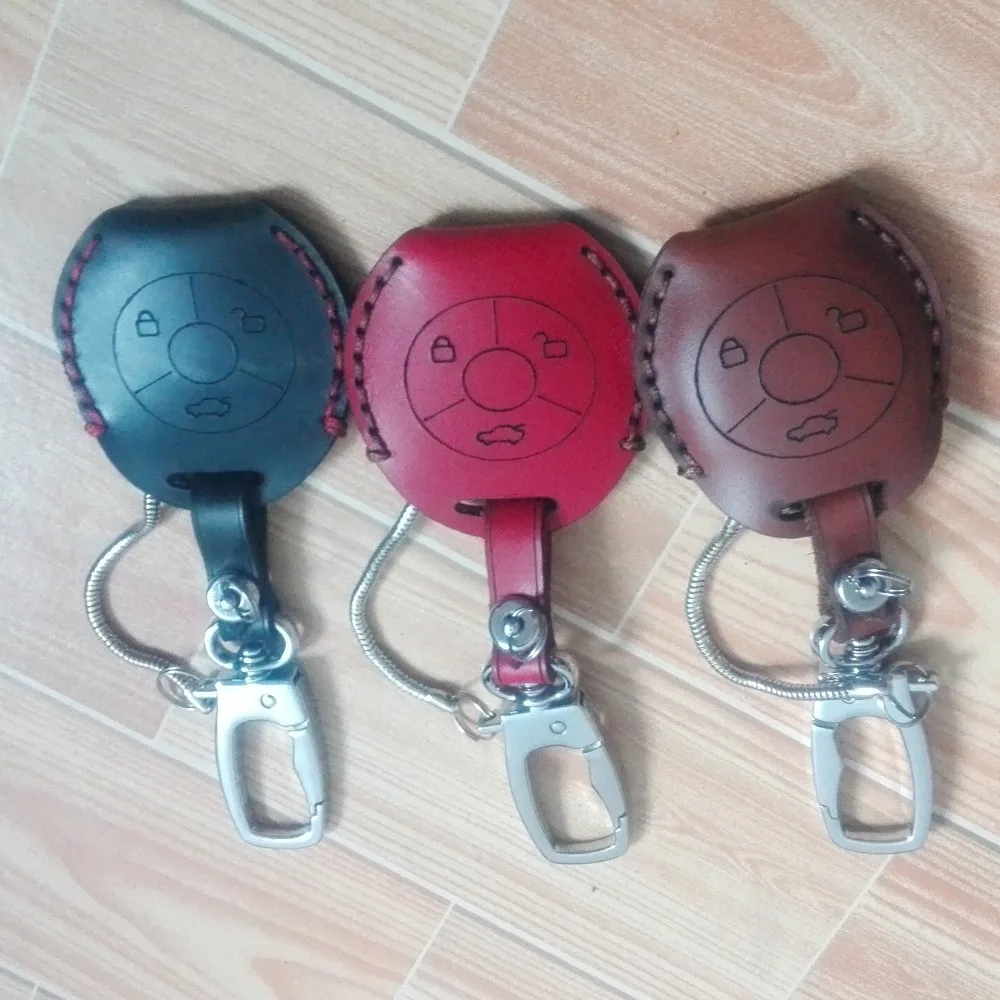 

Genuine Leather Car Key Cover Case For Rover Streetwise MG TF ZR ZS 25 45