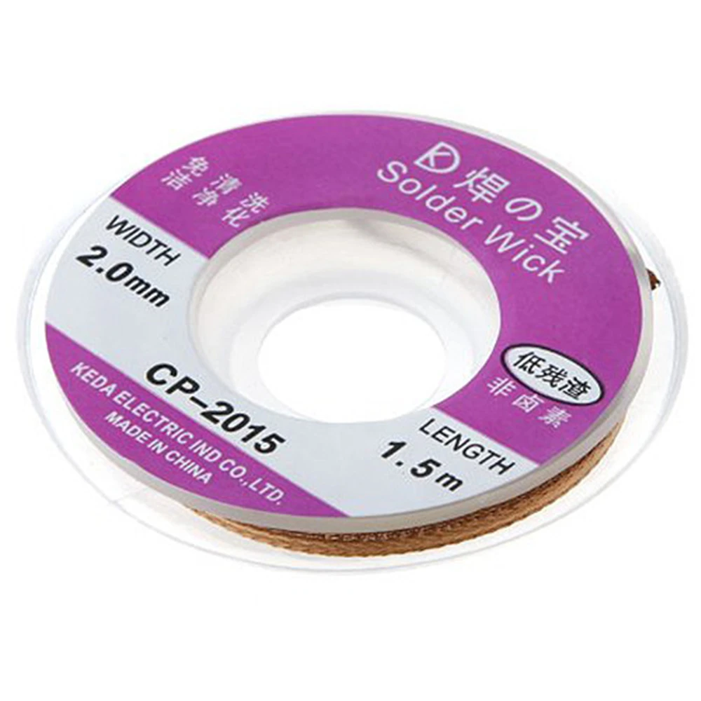 High Quality Solder Wick 5ft 2.0mm Desoldering Braid Solder Remover