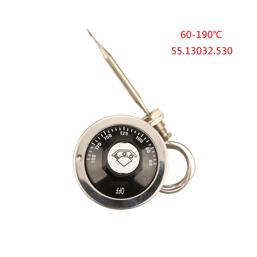 

60-190 Celsius Degree Germany EGO Capillary Thermostat with Nut 55.13032.530 Thermal Switch Temperature Controller