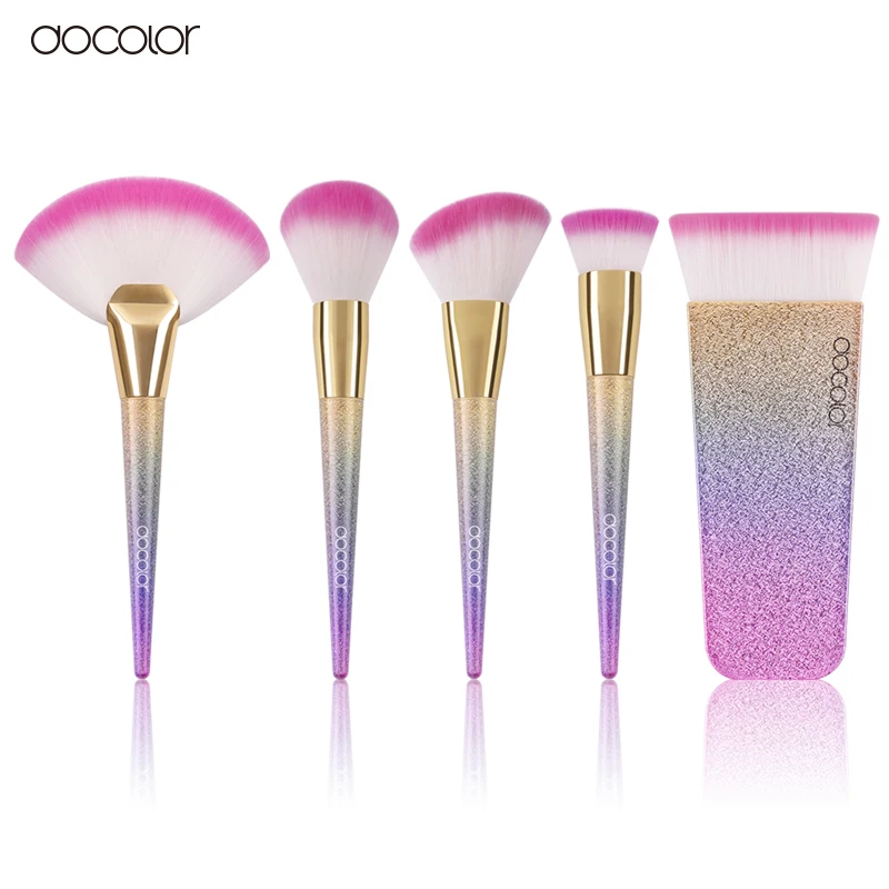 docolor 1pcs Large Fan Brush/Contour / Powder/ Foundation
