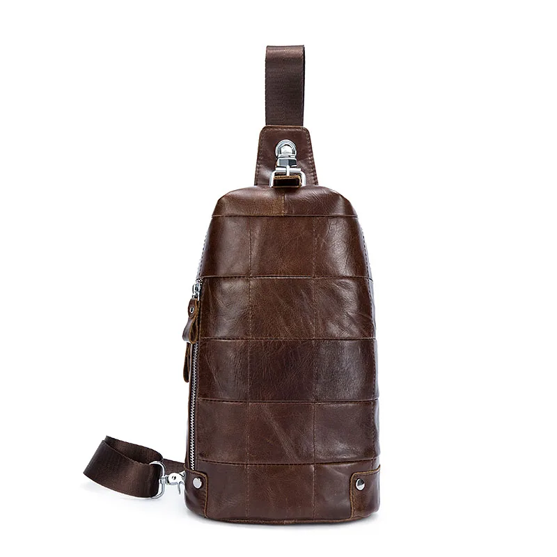 

Famous Brand Men Mini Chest Bag Cow Leather Messenger Bag Male Flap Small for man Shoulder Bags Multifunction Leather Handbags