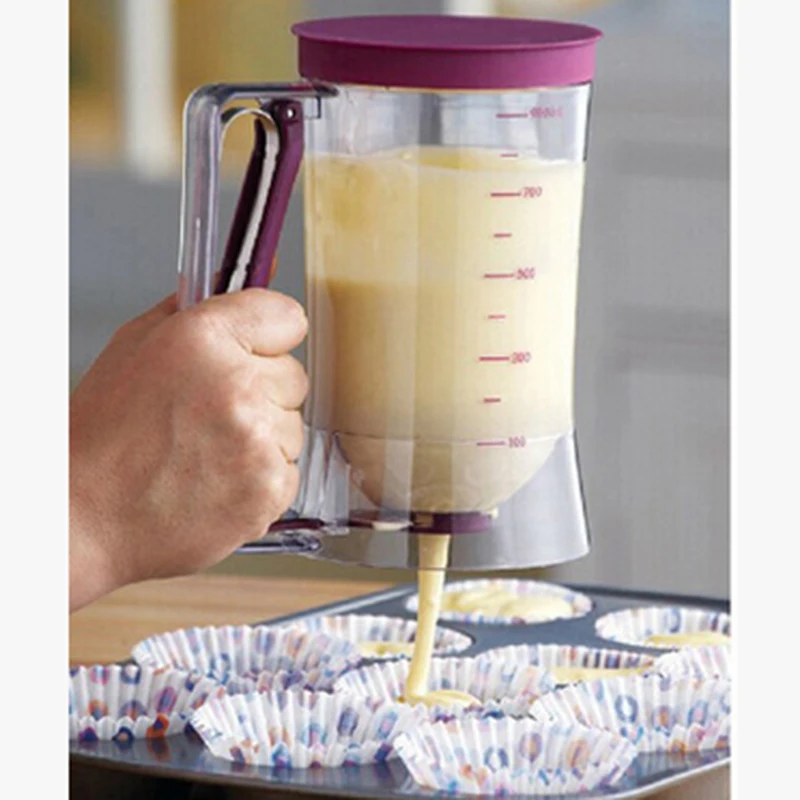 900 мл Крем Диспенсер мерный стакан DIY выпечки кондитерские изделия кекс Блендеры Тесто Диспенсер для выпечки блинов формы для выпечки инструмент