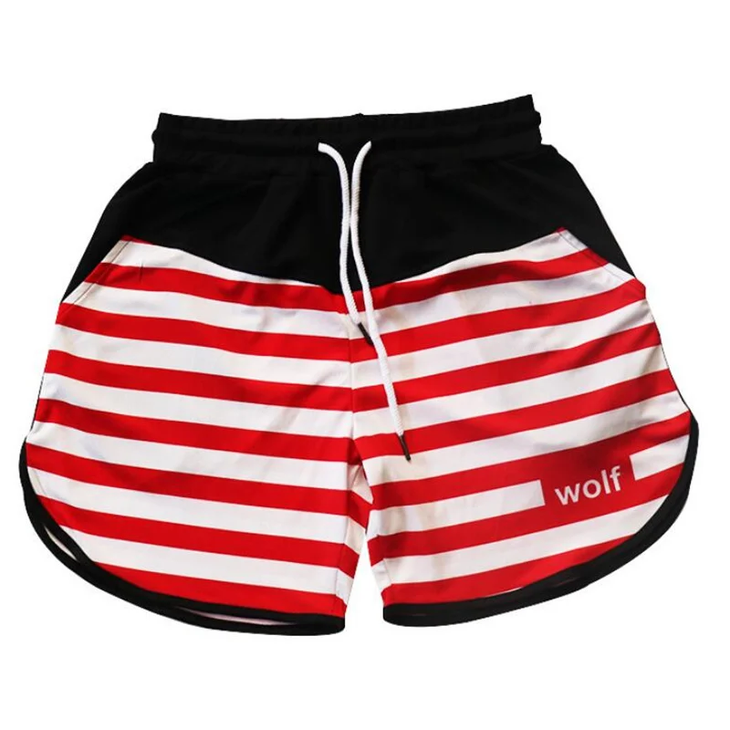 

Brand Shorts Mens Bodybuilding Fast Dry Boardshorts Jogger Sweatpants Summer Male Gyms Fitness Workout Beach Casual Short Pants