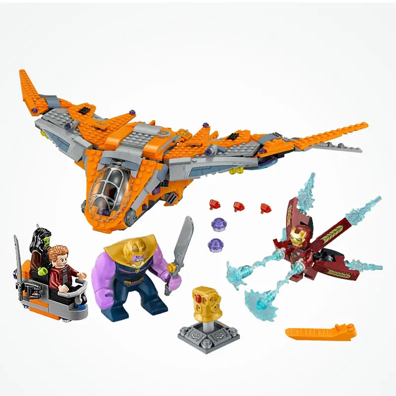 07103 Legoings Marvel Super Heroes Avengers Infinity War Thanos Ultimate Battle Iron Man Blocks Kid Toy Gift Legoingly