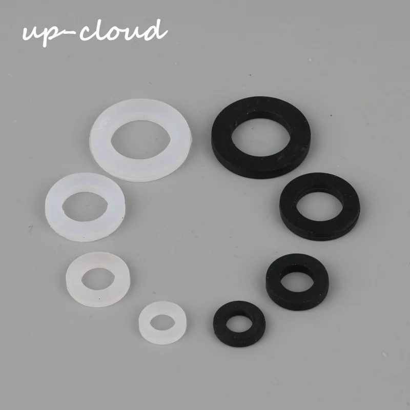 25pcs 1/4" 3/8" 1/2" 3/4" Silicone Gaskets Garden Water Connector Seal