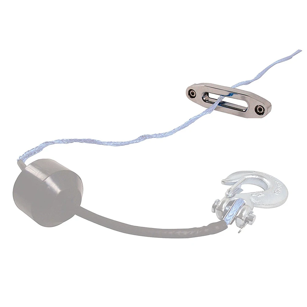 شركة عالمية الألومنيوم hawse fairlead ل دليل الاصطناعية ونش حبل كابل الرصاص atv سحب الحبال اكسسوارات السيارات