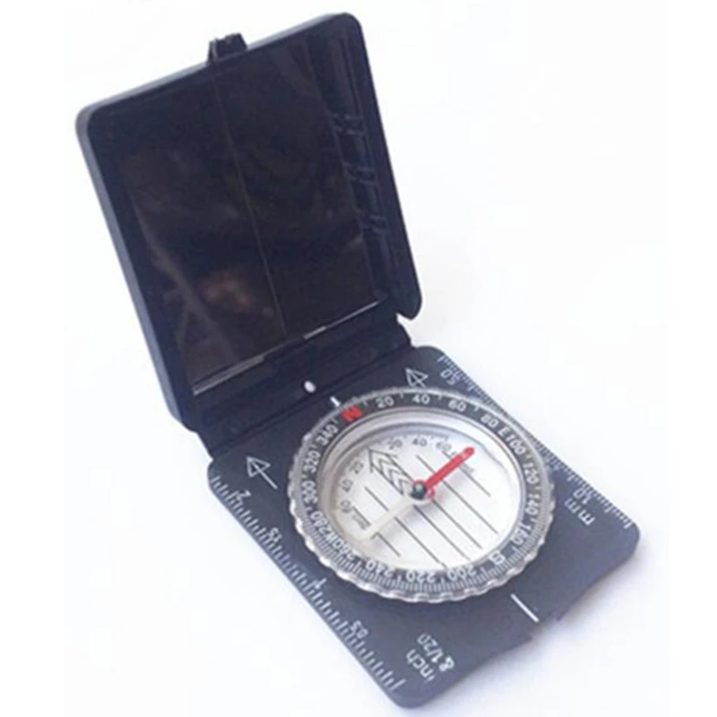 

Portable Army Green Folding Lens Compass American Geology Military Compass For Outdoor Hiking Camping