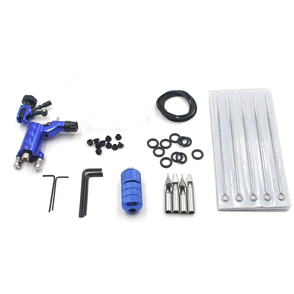 

Clearance Pro Complete Tattoo Kit 1 Rotary tattoo Machine Supply Handle Needle Set Equipment for Tattooist 1 set/lot
