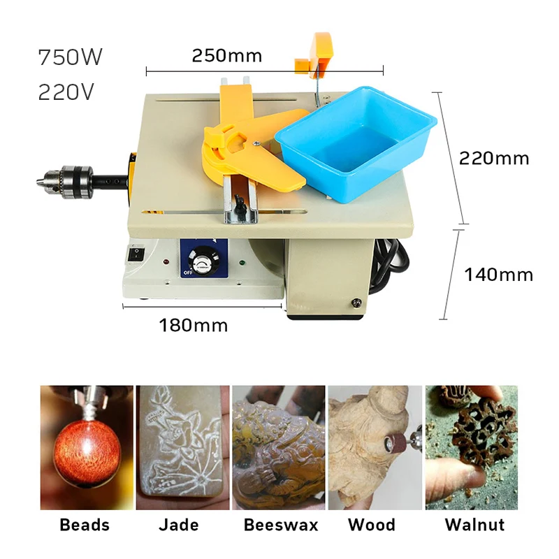 Tungfull настольный мини шлифовальный станок для деревообработки резьба полировка мощность шлифовальный станок электрический гравер Dremel