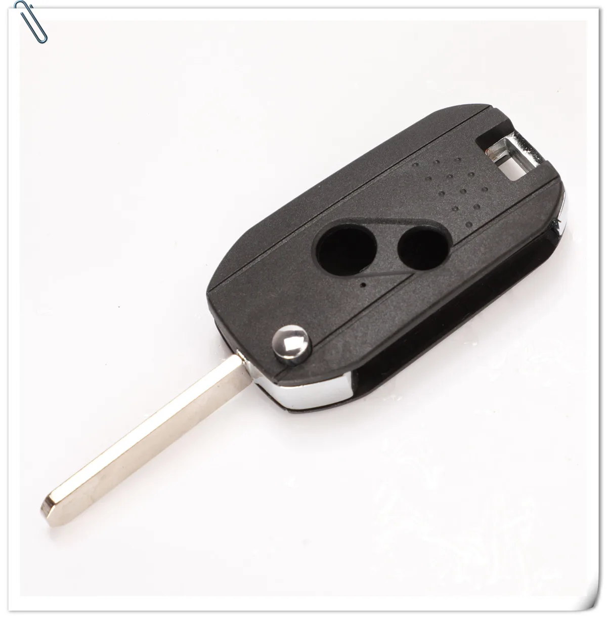 Keyforkess 2/3/4 pulsanti custodia a conchiglia pieghevole a vibrazione modificata a distanza per Honda CRV Fit Accord Civic Fob Cover -