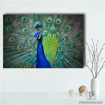 

Custom Canvas Poster Peacock (2) Printing Posters Cloth Fabric Wall Art Pictures For Living Room Decor#18-12-05-H-01-20