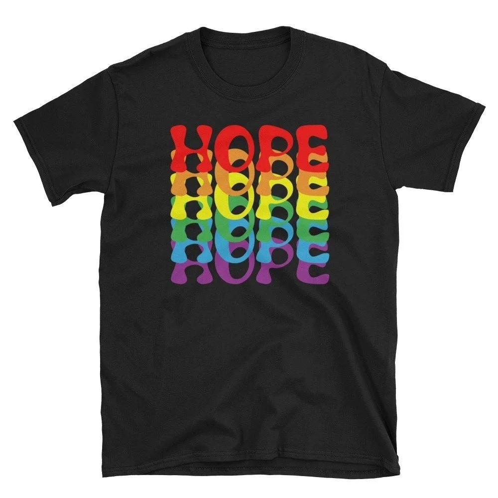 

Hahayule HJN Rainbow Tshirt Hope World BTS Bpop TSHIRT *Hope T-shirt*Culture and Pop Shop Prints on High Quality Unisex T-shirts